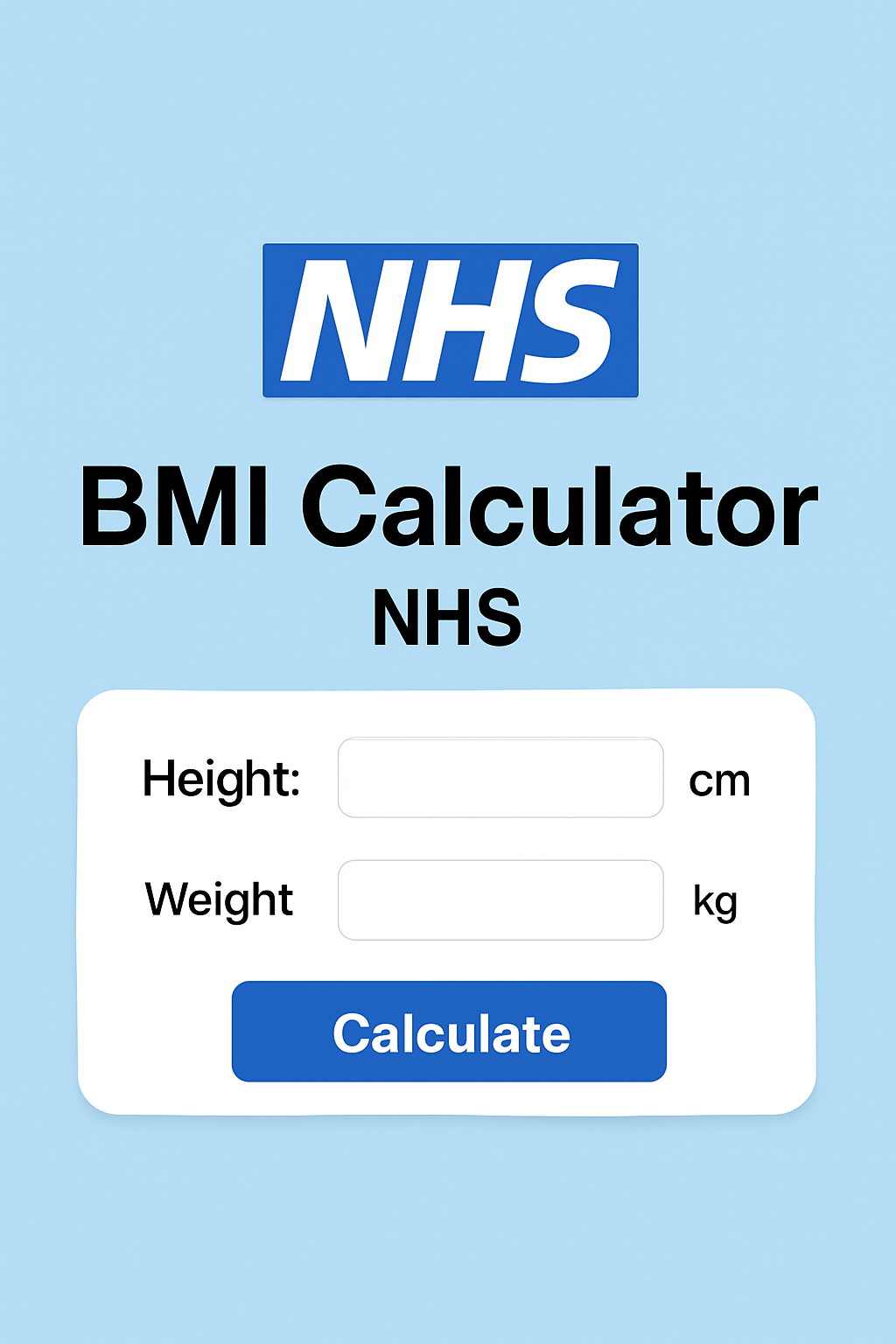 BMI Calculator NHS