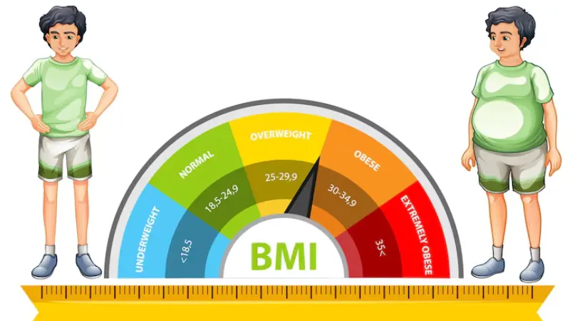 Visual BMI calculator